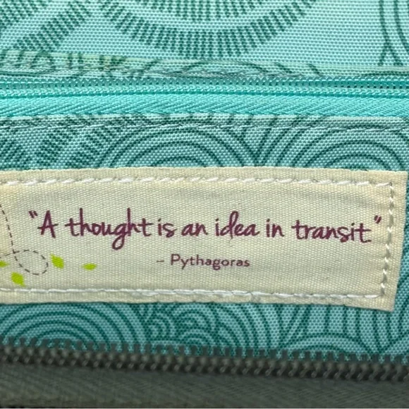 Haiku balsam green, wristlet, zippered, wallet, multi card holder - Picture 11 of 15